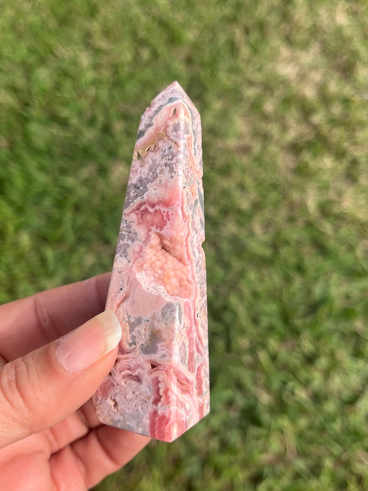 AAA Quality Rhodochrosite Obelisk