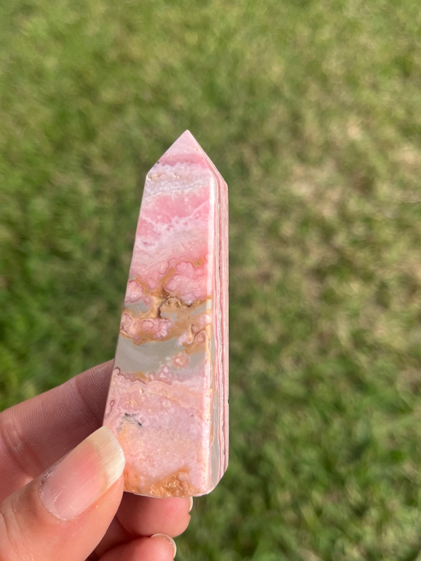 AAA Quality Rhodochrosite Obelisk