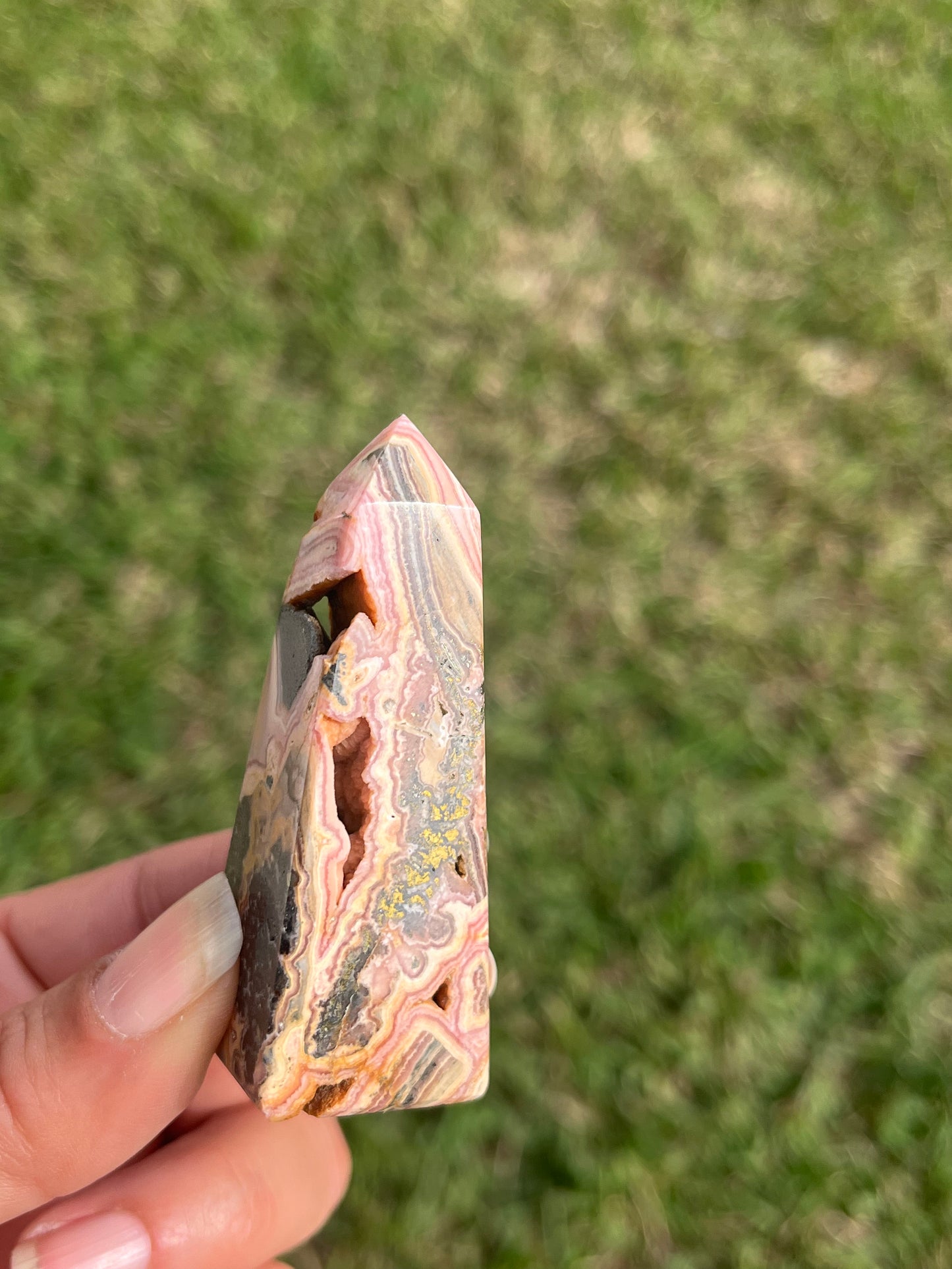 AAA Quality Rhodochrosite Obelisk