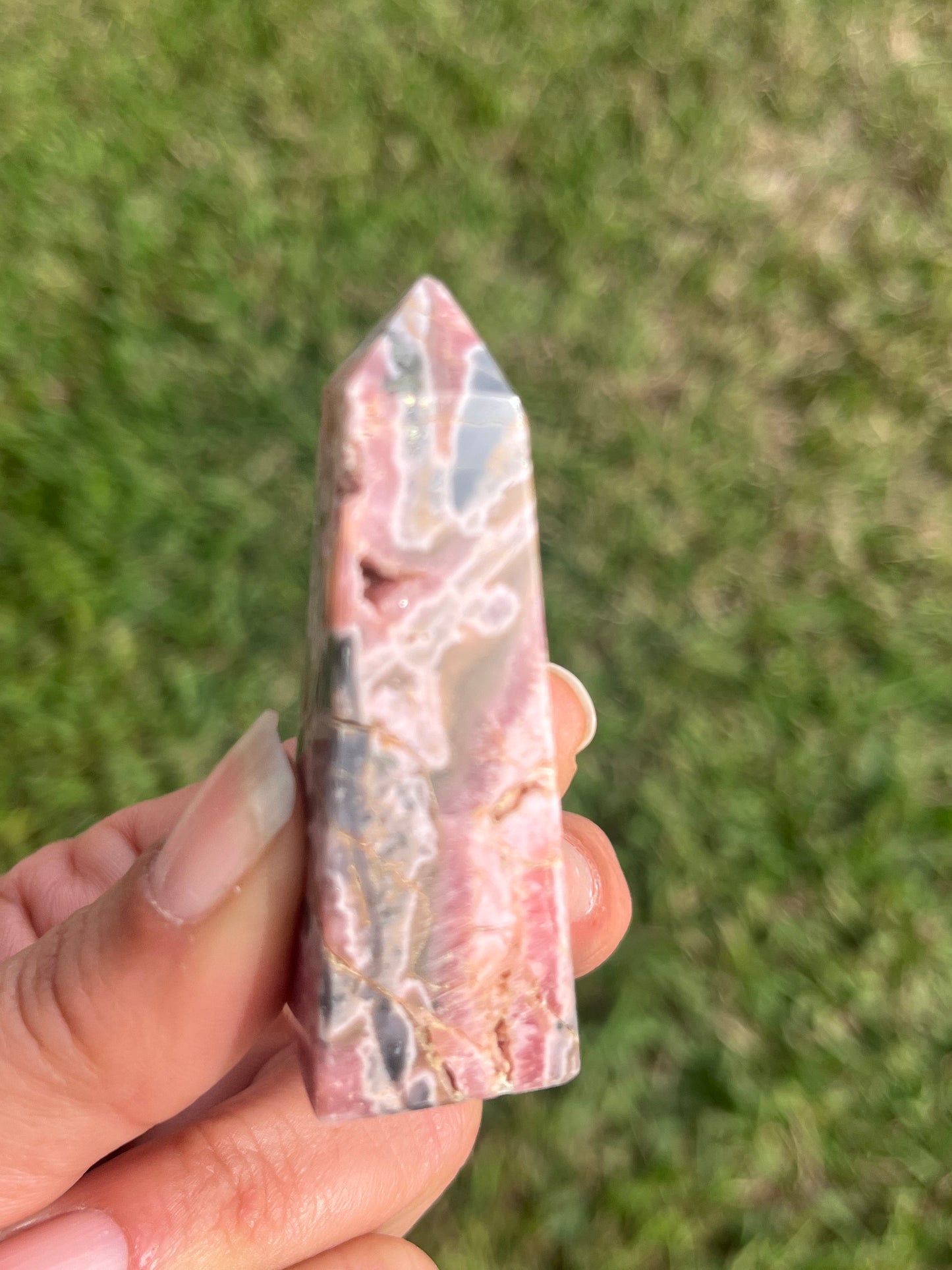 AAA Quality Rhodochrosite Obelisk