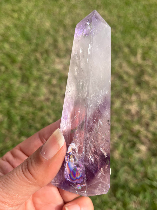 Amethyst Obelisk with Phantom and Rainbows