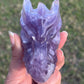 Dragon Head - Amethyst Carving