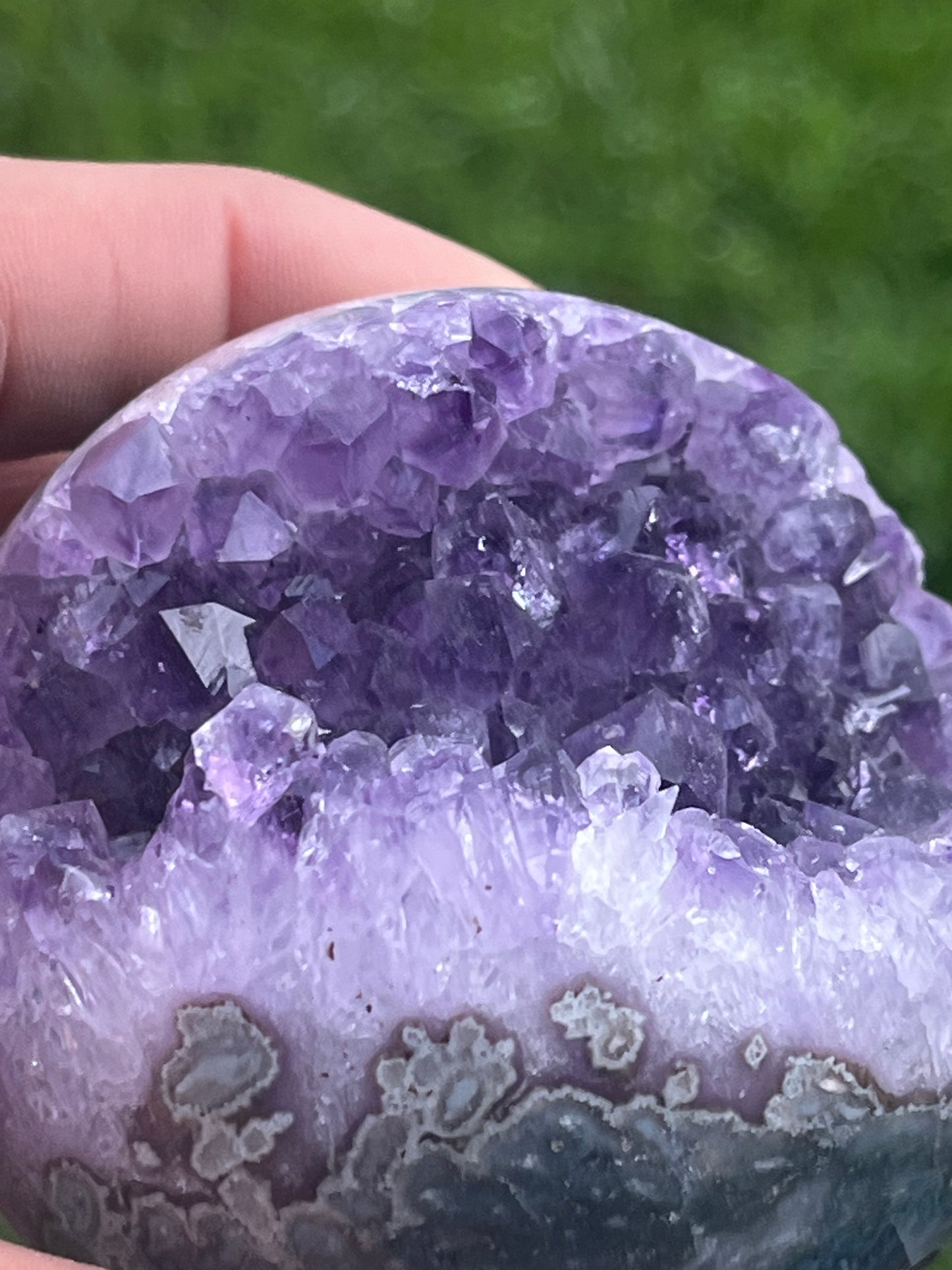 Amethyst Spheres on Stand