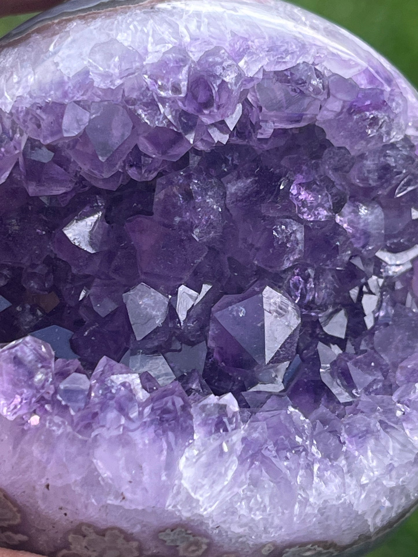 Amethyst Spheres on Stand