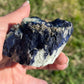 Blue Azurite with pyrite