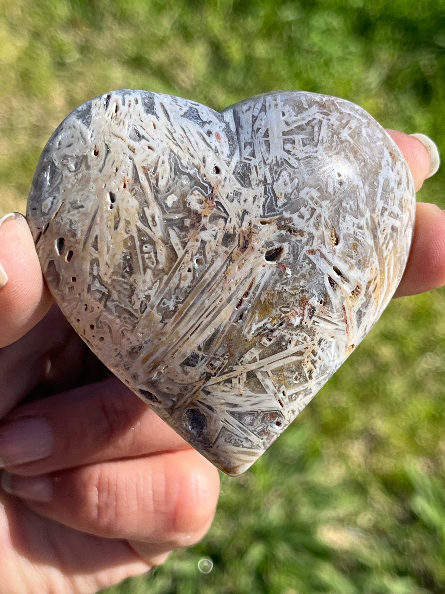 Bahia Agate Hearts