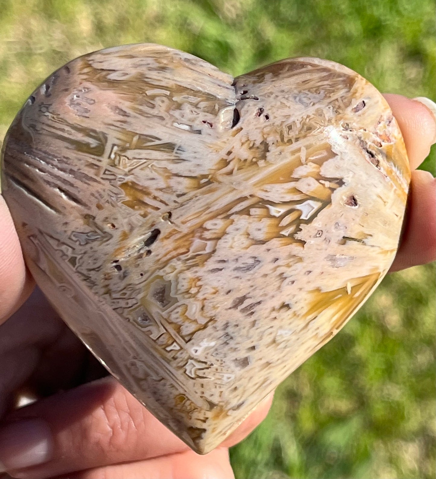 Bahia Agate Hearts