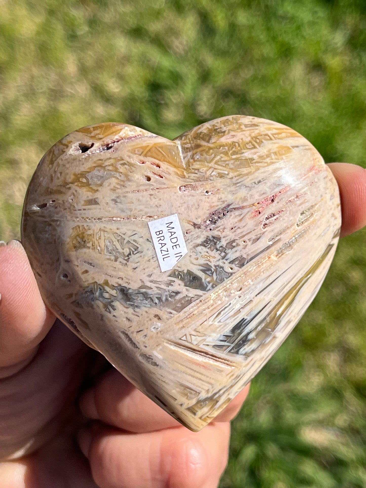 Bahia Agate Hearts