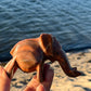 Banded Aragonite and Calcite Elephants