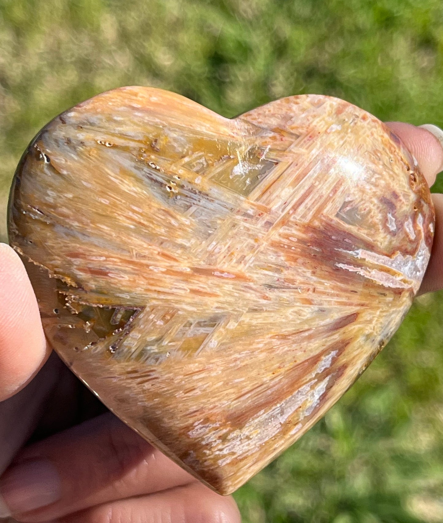 Bahia Agate Hearts