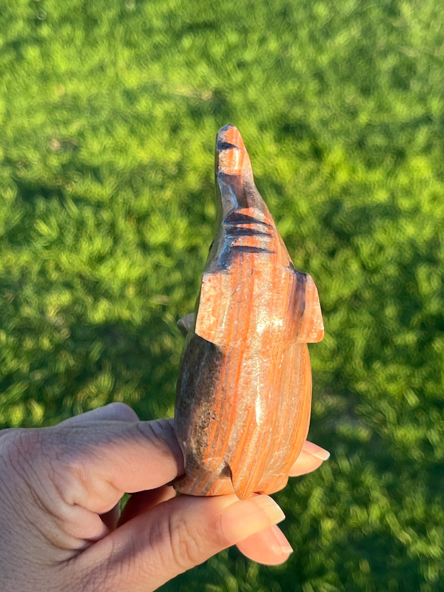 Banded Aragonite and Calcite Elephants