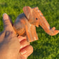 Banded Aragonite and Calcite Elephants