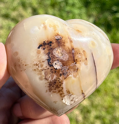 Dendridic Agate Heart