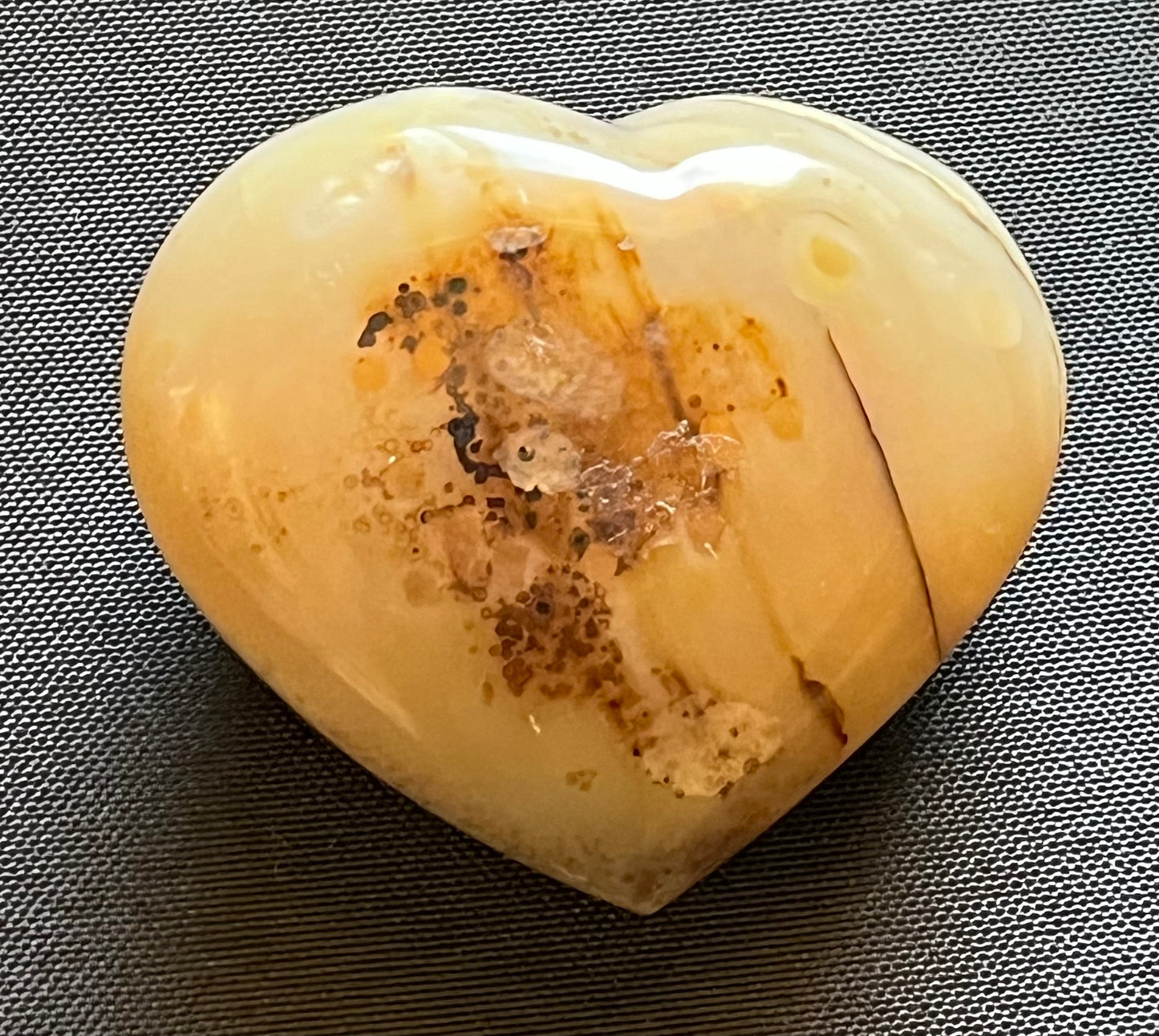 Dendridic Agate Heart