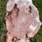 Pink Amethyst Slab on Black Metal Stand (Lg)