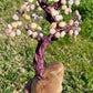 Bonsai Pink Amethyst Trees on Amethyst Base