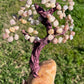 Bonsai Pink Amethyst Trees on Amethyst Base