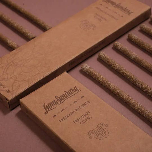 Premium Grey Copal Hand Rolled Incense - Recetas Fair Trade