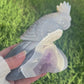 Agate and Amethyst Cockatoo Bird (XL) from Brazil